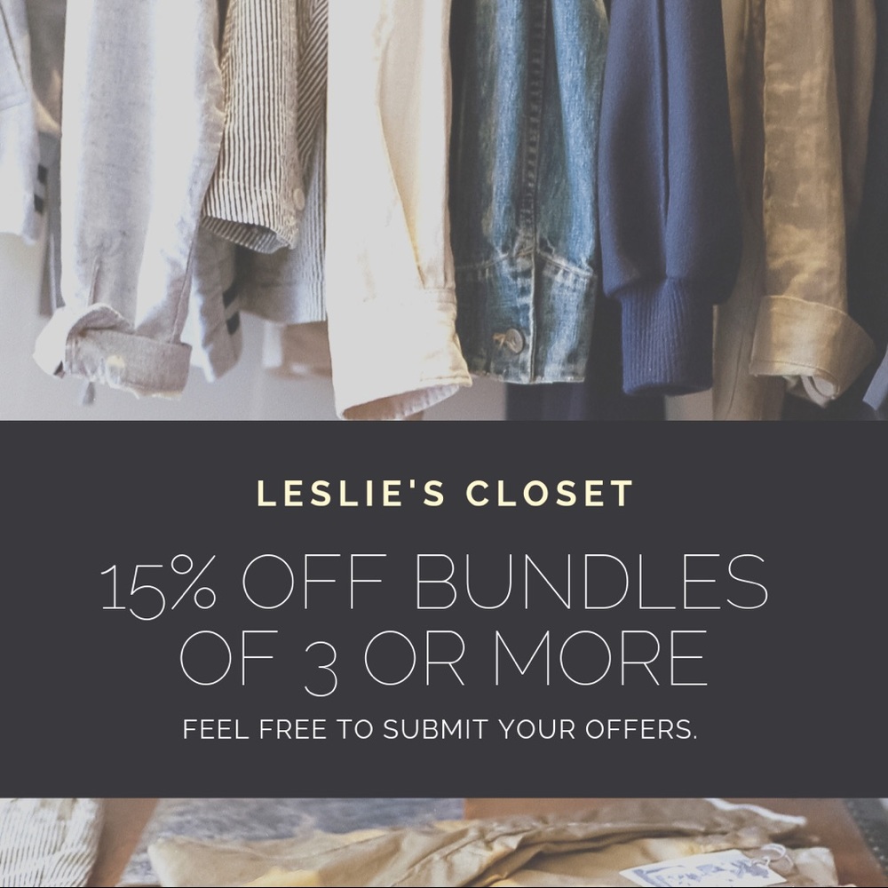 15% off Bundles of 3 or more and free shipping